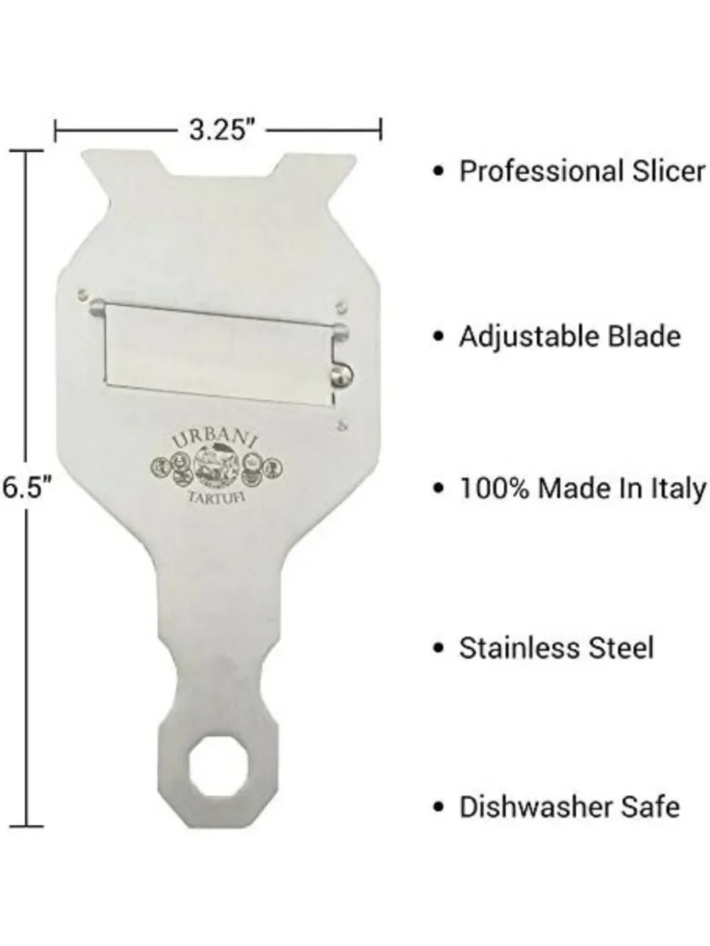 Stainless Steel Truffle Slicer & Shaver for Cheese, Mushrooms, Chocolate, Garlic